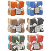 Wholesale - 12pk 12"x12" ASHLEY MILLS WASH CLOTHS C/P 36, UPC: 837413004550